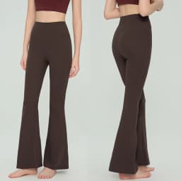 Summer Women's New High Waist Hip Lifting Fashionable Sports Flared Pants Breathable Comfortable Exercise Pilates Sports Pants