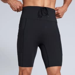 Men Women Yoga Running Shorts Pockets Outdoor Sports Half Pants Tights Exercise Fitness Gym Cycling Shorts Leggings Quick Drying