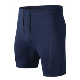 Men Women Yoga Running Shorts Pockets Outdoor Sports Half Pants Tights Exercise Fitness Gym Cycling Shorts Leggings Quick Drying