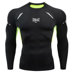 Men's long sleeved short sleeved T-shirt printed running bodybuilding quick drying T-shirt swimming and diving clothing