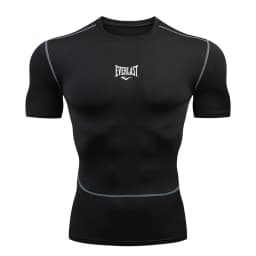 Men's long sleeved short sleeved T-shirt printed running bodybuilding quick drying T-shirt swimming and diving clothing