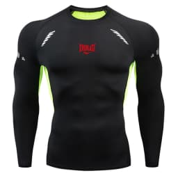 Men's long sleeved short sleeved T-shirt printed running bodybuilding quick drying T-shirt swimming and diving clothing