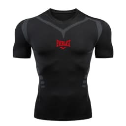 Men's long sleeved short sleeved T-shirt printed running bodybuilding quick drying T-shirt swimming and diving clothing