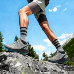 FitVille Trail Running Shoes for Men Wide Toe Box Walking Shoes Comfortable Non-Slip Sports Sneakers for Flat Feet Relief Pain