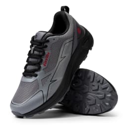 FitVille Trail Running Shoes for Men Wide Toe Box Walking Shoes Comfortable Non-Slip Sports Sneakers for Flat Feet Relief Pain