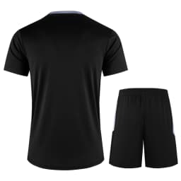 CHRLCK Fitness Clothes Ice Silk Quick Drying T-shirt Suits Unisex Short Sleeve Running Sportswear Tracksuit Gym Training Sets