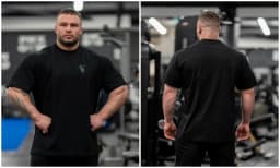 Muscle Fitness T-shirt Summer Men's Athleisure Workout short sleeve T-shirt High Quality cotton Men T-shirt Gym Sport Shirt Tops