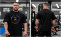 Muscle Fitness T-shirt Summer Men's Athleisure Workout short sleeve T-shirt High Quality cotton Men T-shirt Gym Sport Shirt Tops