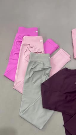 DFDK Women 2Pcs Seamless Long Sleeve Yoga Set Slim Fit Top High Waist Leggings Breathable Quick Dry Outfit for Gym Running Fitne