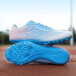 Track And Field Sprint Spikes Women Men Professional Lightweight Breathable Mesh Running Shoes For 100M 200M 400M Competition