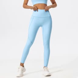 Hearuisavy Ultra-Soft Fabrics High Waist Gym Leggings Women Quick-Dry Pockets Workout Pants Yoga Pants Push Up Sports Tights