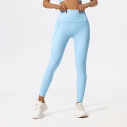Hearuisavy Ultra-Soft Fabrics High Waist Gym Leggings Women Quick-Dry Pockets Workout Pants Yoga Pants Push Up Sports Tights