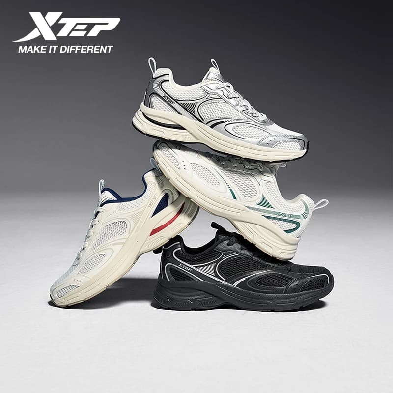 Xtep Y2K Casual Sneakers For Men Winter 2026 Comfortable Retro Lightweight Running Sports Shoes For Couples 874219320004