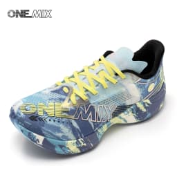 ONEMIX New Nylon Carbon Board Marathon Running Racing Shoes Shock-relief Professional Stable Support Ultra-light Rebound Sneaker