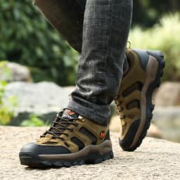 36-48 Outdoor Sports Off road Shoes Autumn Winter Couple Mountaineering Footwear Thick Sole Wear Resistant, Non slip Sneaker
