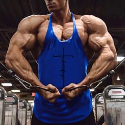 Gym Bodybuilding Stringer Y-back Tank Tops Summer Cotton Breathable Sleeveless T-shirts Mens Fitness Workout Muscle Clothing