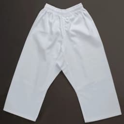 100-190 Universal Karate Clothes Taekwondo Pants Elastic Belt Drawstring Martial Arts Jujutsu White Karate Clothes Pants