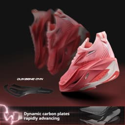 361 Degrees Flame 5 Future Running Shoes New Marathon Plate Racing Carbon Breathable Durable Cushion Stable Sneakers 672612207