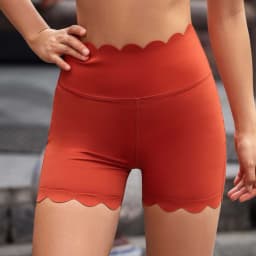 High Waist Yoga Shorts Women Wavy Hip Lift Gym Fitness Running Shorts Workout Clothes Quick-drying Biker Sports Shorts Leggings