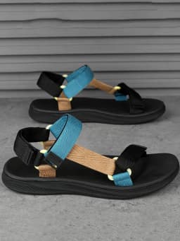 Summer Outdoor Men's Sandals For Man Arch Support Yoga Mat Insole Gladiator Open Beach Slippers Antiskid Durable Flats Shoe