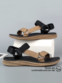 Summer Outdoor Men's Sandals For Man Arch Support Yoga Mat Insole Gladiator Open Beach Slippers Antiskid Durable Flats Shoe