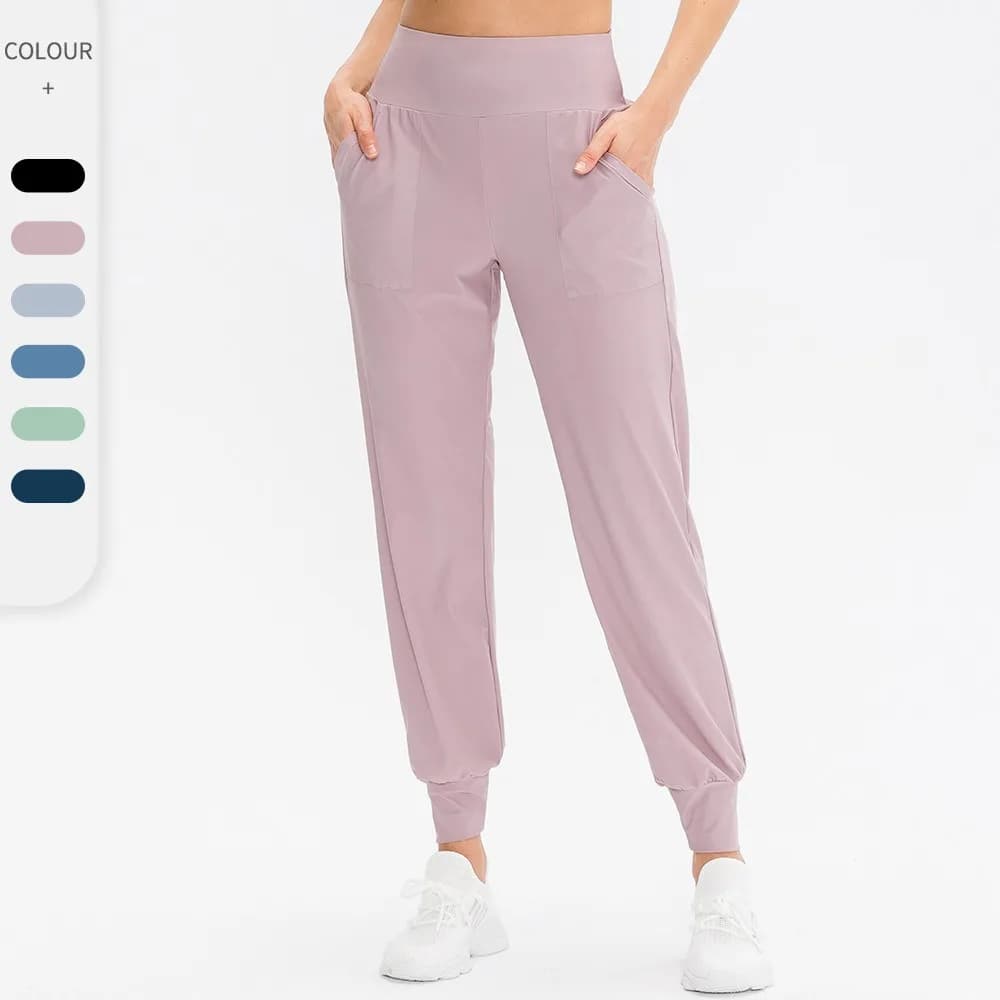 Women Loose Jogger Pants Quick Dry Yoga Sweatpants With Pocket Casual Running Training Fitness Pants