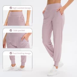 Women Loose Jogger Pants Quick Dry Yoga Sweatpants With Pocket Casual Running Training Fitness Pants