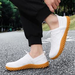 New Men's Wide Head Barefoot Shoes Anti Slip Breathable Walking Shoes for Men Wear-resistant Lightweight Running Sneakers 36-48