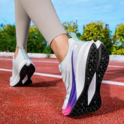 Professional Marathon Men Carbon Board Running Shoes Lightweight Breathable Comfortable Women Stable Support Sprint Sports Shoes