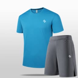 SBWL Summer 2026 Men's High-Quality Outdoor Sports Short-Sleeved Shorts Set for Daily Casual Beach Wear Tops