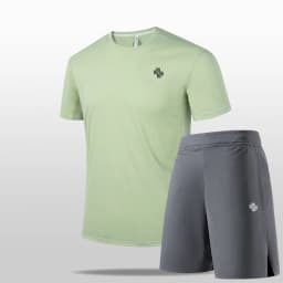 SBWL Summer 2026 Men's High-Quality Outdoor Sports Short-Sleeved Shorts Set for Daily Casual Beach Wear Tops