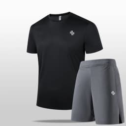 SBWL Summer 2026 Men's High-Quality Outdoor Sports Short-Sleeved Shorts Set for Daily Casual Beach Wear Tops