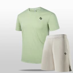 SBWL Summer 2026 Men's High-Quality Outdoor Sports Short-Sleeved Shorts Set for Daily Casual Beach Wear Tops