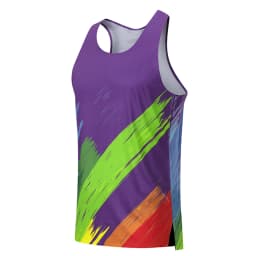 Mens Urltra-Light Running Vest Athletics Tank Tops Speed Sports Fitness Athlete Track Field Marathon Sleeveless Shirts Clothing