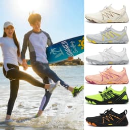 Unisex Water Shoes Men Women Quick-Dry Anti-Slip Hiking Outdoor Trekking Shoes Barefoot Sneakers for River Rafting Beach Fitness