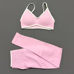 2Pcs Women Yoga Set Seamless Halter Strappy Push Up Backless Butt Lifting Scrunch Booty Lift Gym Fitness Active Athletic Shorts