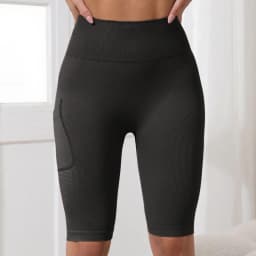 Biker Shorts Women with Pockets High Waisted Workout  Tummy Control Gym Running Yoga Shorts