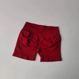 European & American Style Butt Lifting Shorts, Back V-Waist Fitness Shorts, Breathable Push-Up Booty Pants for Workout, Weight L