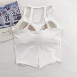 Women's Sexy Halter Sports Bra Tank - Built-in Pads, Strappy Yoga Pilates Gym Top, Outerwear-Friendly