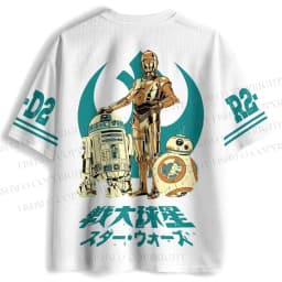 2026 New Star Wars Movie Sports Fashion Adult Children's Short Sleeve V-neck Street Gothic Style Horror Fans Gift