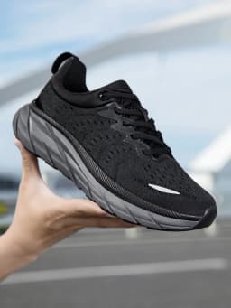 Mesh Breathable Sports Shoes for Men and Women, Thick Soled Shock-Absorbing lightweight Soft Soled Running Shoes