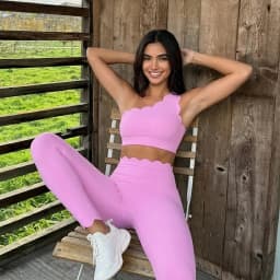 Women Off Shoulder Sports Bra High Waist Leggings Set 2 Piece Quick Dry Skin Friendly High Compression Yoga Gym Activewear