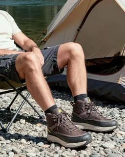 FitVille Extra Wide Hiking Shoes Mid-top Leather Climbing Shoes for Men Water-resistant Trekking Boots Arche Support Non-Slip