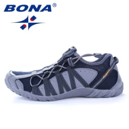 BONA New Popular Style Men Running Shoes Lace Up Athletic Shoes Outdoor Walking Jogging Sneakers Comfortable