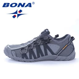 BONA New Popular Style Men Running Shoes Lace Up Athletic Shoes Outdoor Walking Jogging Sneakers Comfortable