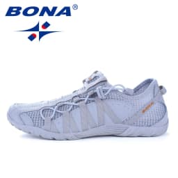 BONA New Popular Style Men Running Shoes Lace Up Athletic Shoes Outdoor Walking Jogging Sneakers Comfortable