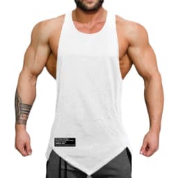 Gym Bodybuilding Sport Clothing Mens Workout Muscle Tank Tops Summer Cotton Breathable Sleeveless Vests Fitness Casual T-shirts
