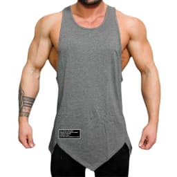 Gym Bodybuilding Sport Clothing Mens Workout Muscle Tank Tops Summer Cotton Breathable Sleeveless Vests Fitness Casual T-shirts