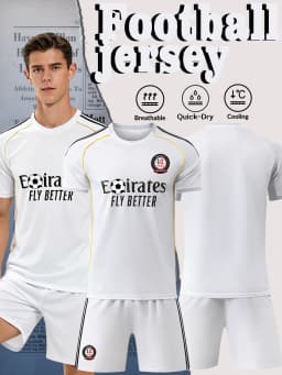 High-quality Breathable T-Shirt and Shorts Football Set