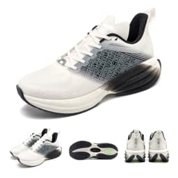 ONEMIX Fashion Running Shoes for Men Sneakers Air Cushion Leather Jogging Footwear Outdoor Walking Fitness Trainers Sports Shoes